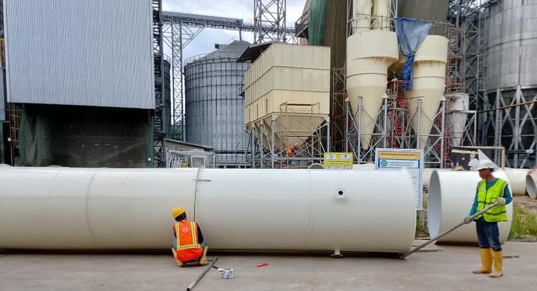 2 Units of Cyclone and Bag Filter House documentation